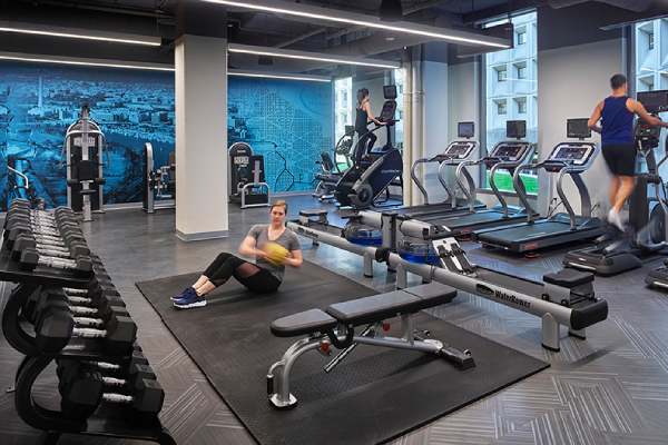 inside of gym